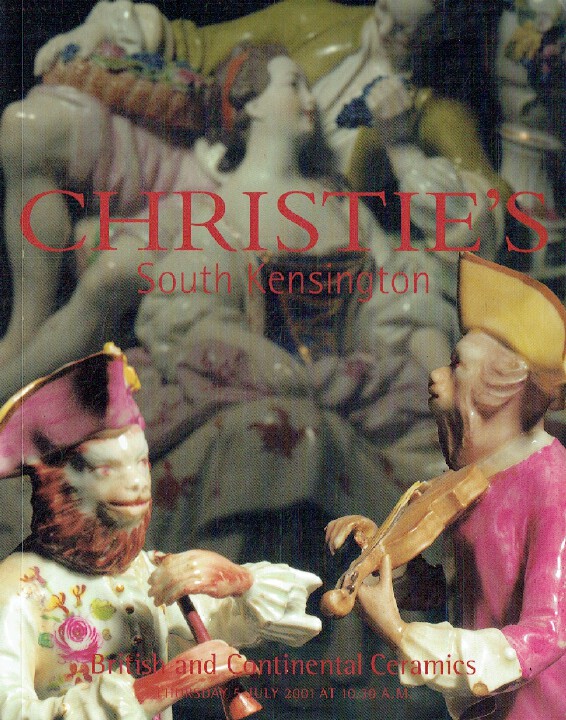 Christies July 2001 British & Continental Ceramics