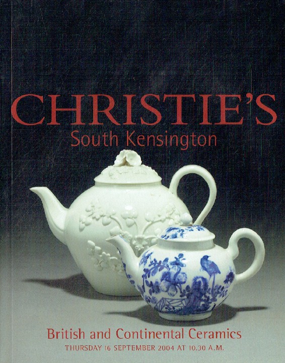 Christies September 2004 British & Continental Ceramics