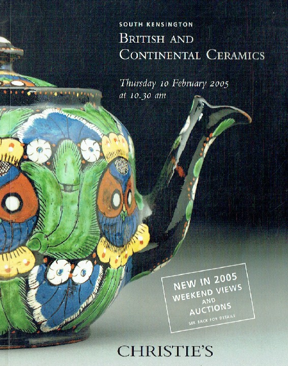 Christies February 2005 British & Continental Ceramics - Click Image to Close