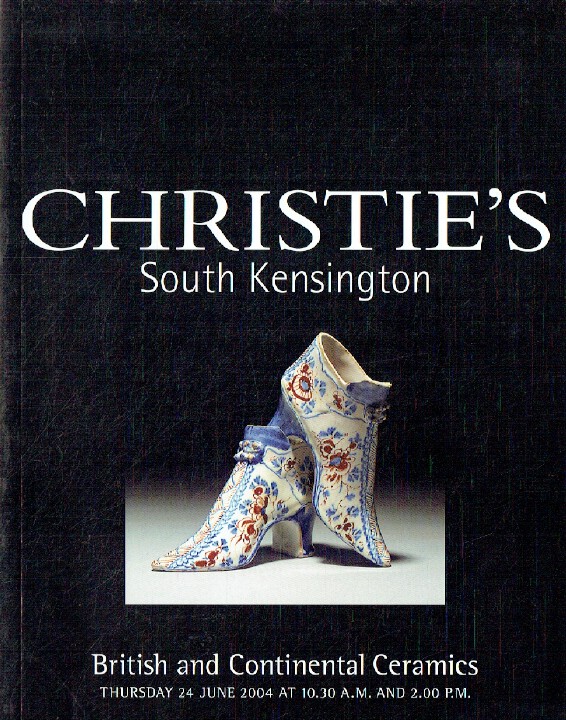 Christies June 2004 British & Continental Ceramics