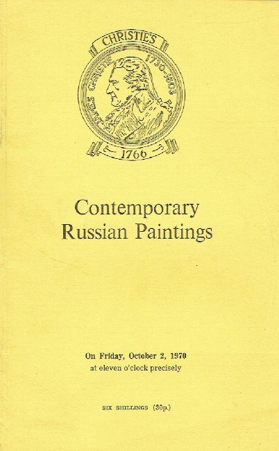 Christies October 1970 Contemporary Russian Paintings
