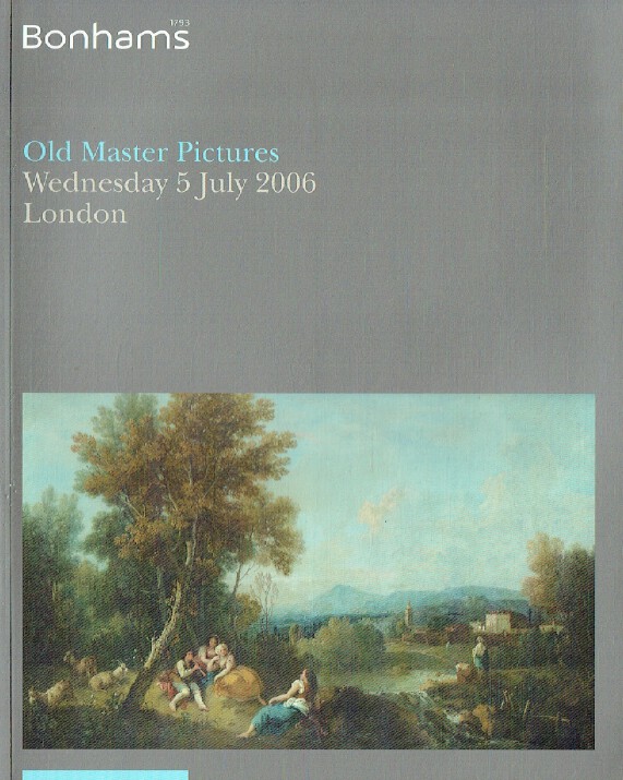 Bonhams July 2006 Old Master Pictures