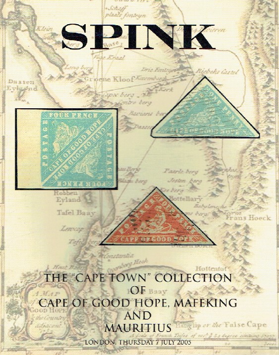 Spink July 2005 Stamps - Cape Town Collection