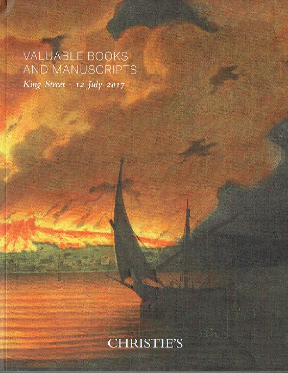 Christies July 2017 Valuable Books & Manuscripts