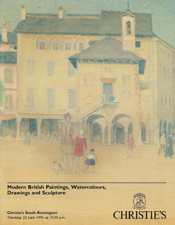 Christies June 1995 Modern British Paintings, Watercolours, Drawings etc.