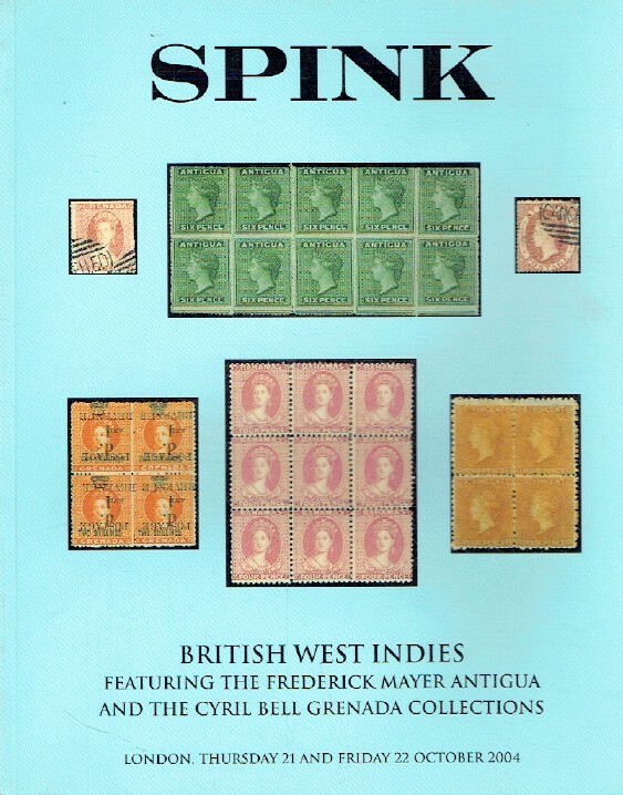 Spink October 2004 Stamps - British West Indies - Antigua & Grenada Collections