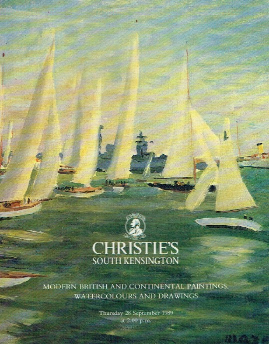 Christies September 1989 Modern British & Continental Paintings, Watercolours