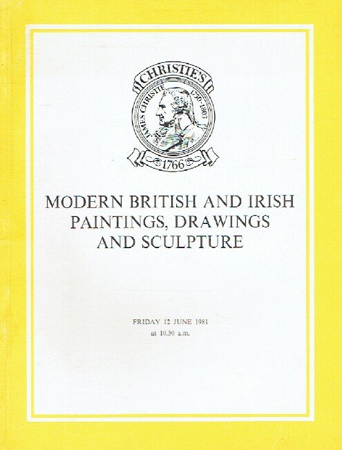 Christies June 1981 Modern British and Irish, Paintings Drawings and Sculptutre