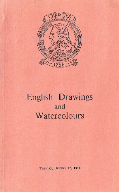 Christies October 1976 English Drawings & Watercolours