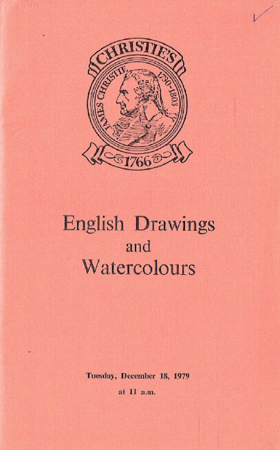 Christies December 1979 English Drawings & Watercolours