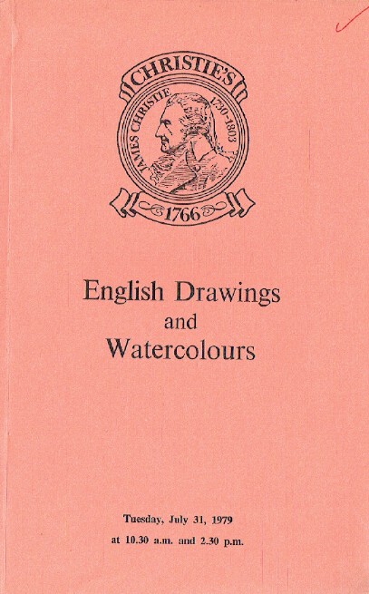 Christies July 1979 English Drawings & Watercolours