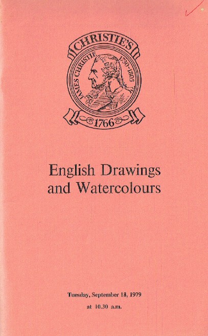 Christies September 1979 English Drawings & Watercolours