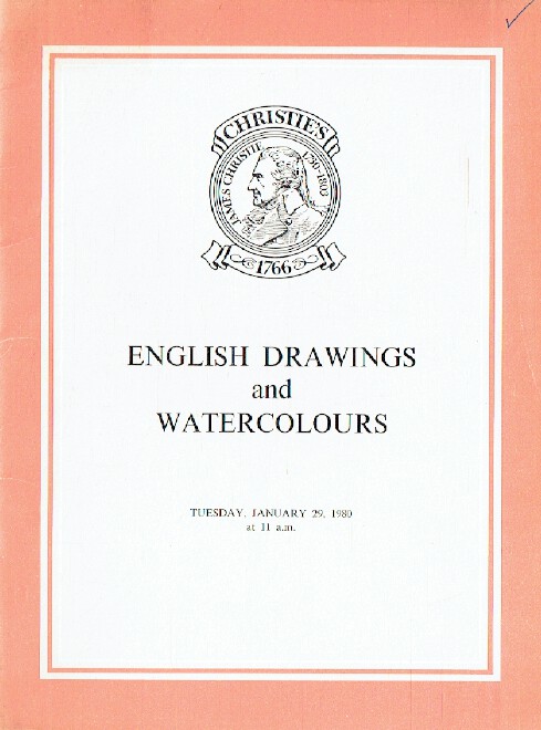 Christies January 1980 English Drawings & Watercolours