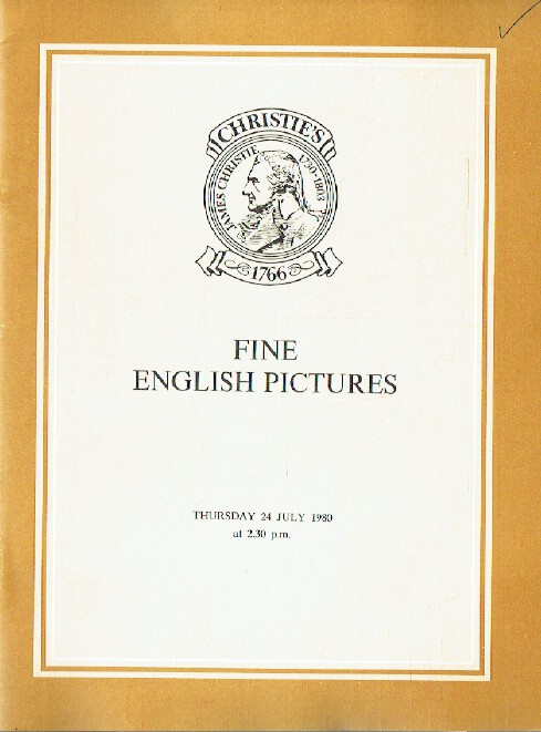 Christies July 1980 Fine English Pictures