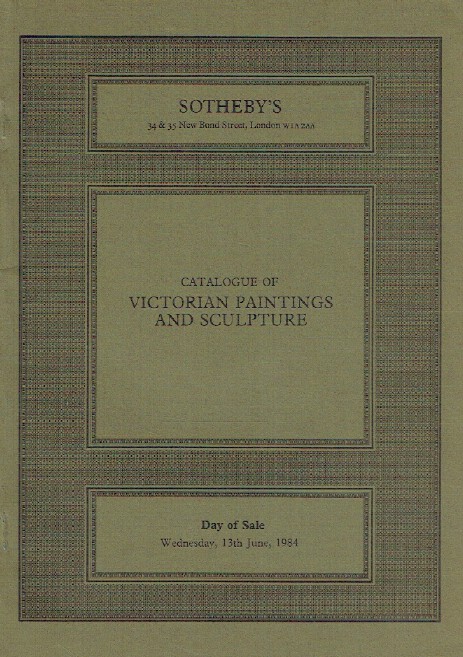 Sothebys June 1984 Victorian Paintings & Sculpture