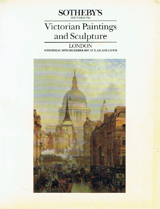 Sothebys December 1987 Victorian Paintings & Sculpture