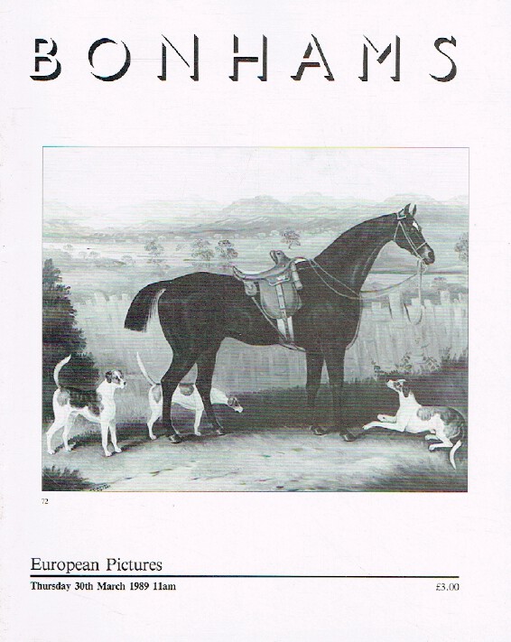 Bonhams March 1989 European Pictures