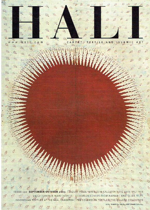 Hali Magazine issue 130, September/October 2003