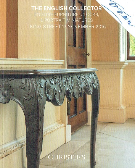 Christies November 2016 The English Collector - English Furniture