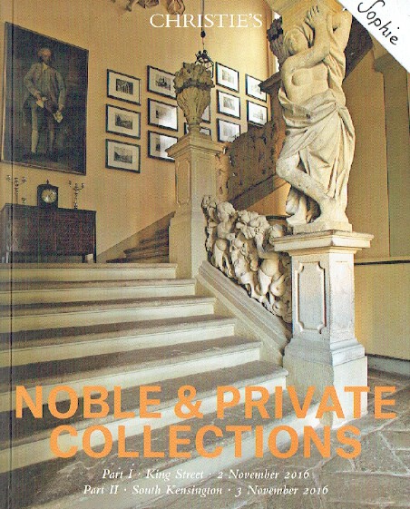 Christies November 2016 Noble & Private Collection inc. Tapestries Part I & II
