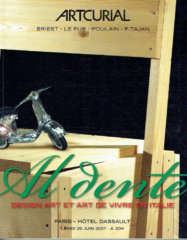 Artcurial June 2007 Al Dente - Design & The Art of Living in Italy