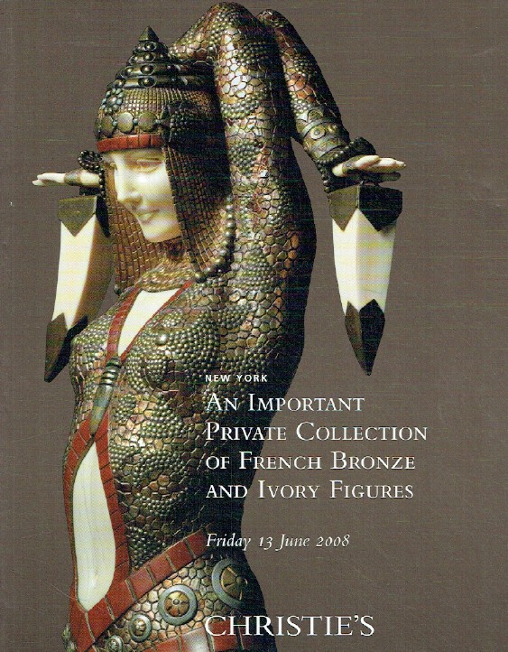 Christies June 2008 Collection of French Bronze & Ivory Figures - Click Image to Close