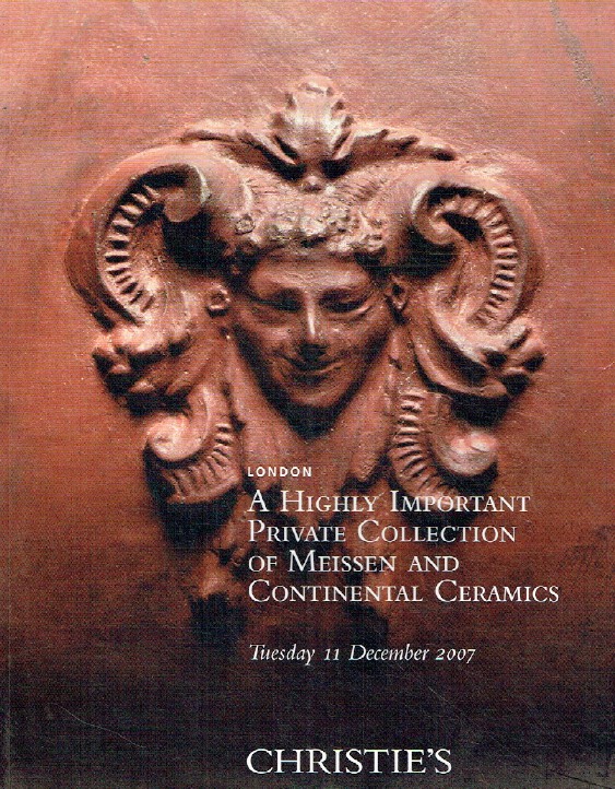 Christies December 2007 Collection of Meissen & Continental (Digital only)