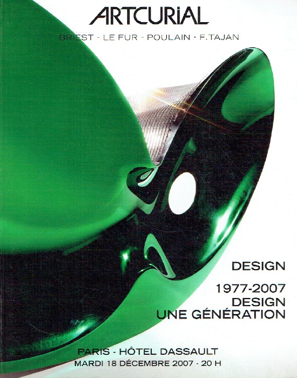 Artcurial December 2007 Design 1977 - 2007 - Click Image to Close