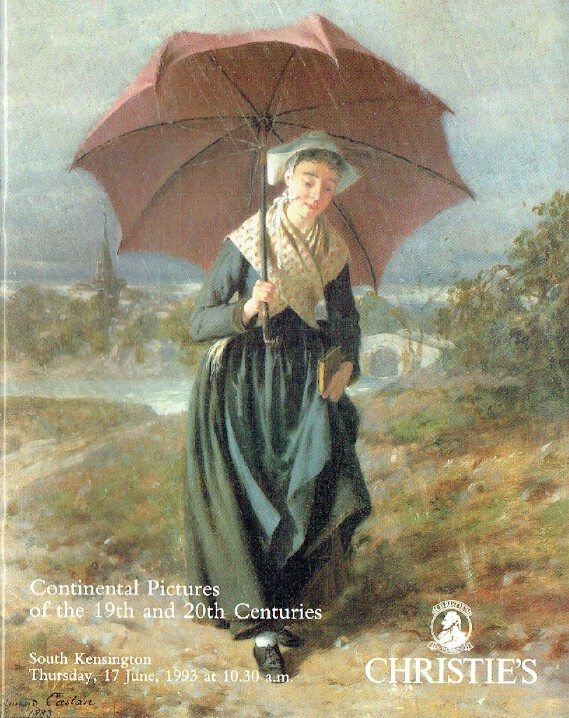 Christies October 1995 Continental Pictures, 19th & 20th Centuries - Click Image to Close