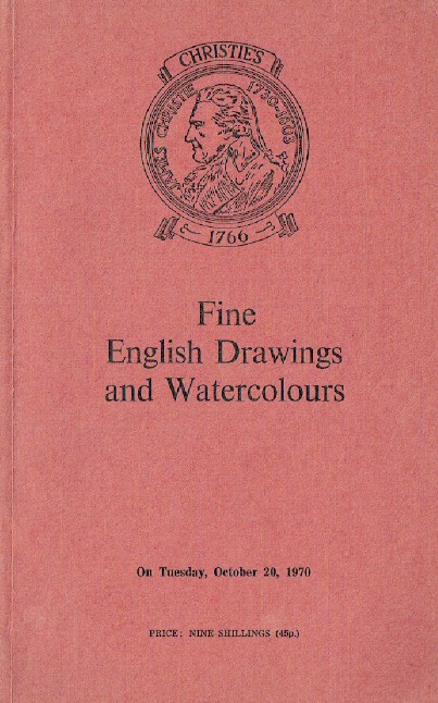 Christies October 1970 Fine English Drawings & Watercolours