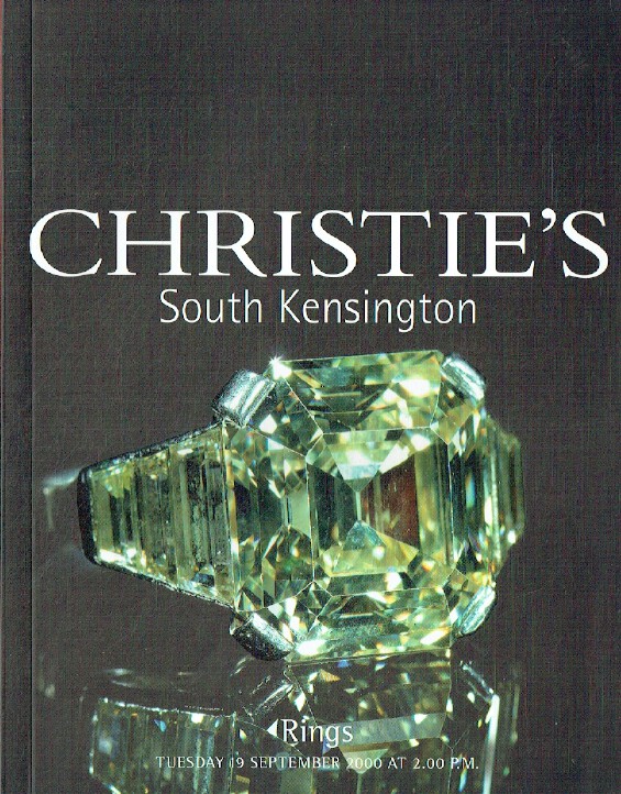 Christies September 2000 Rings