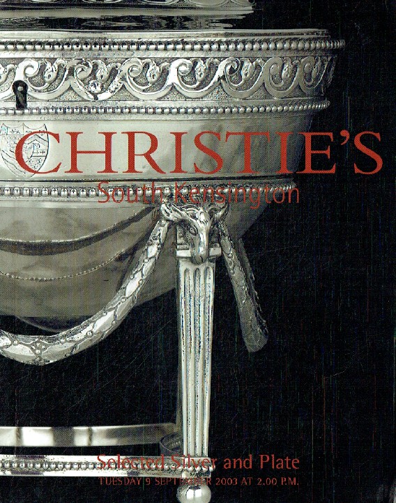 Christies September 2003 Selected Silver & Plate