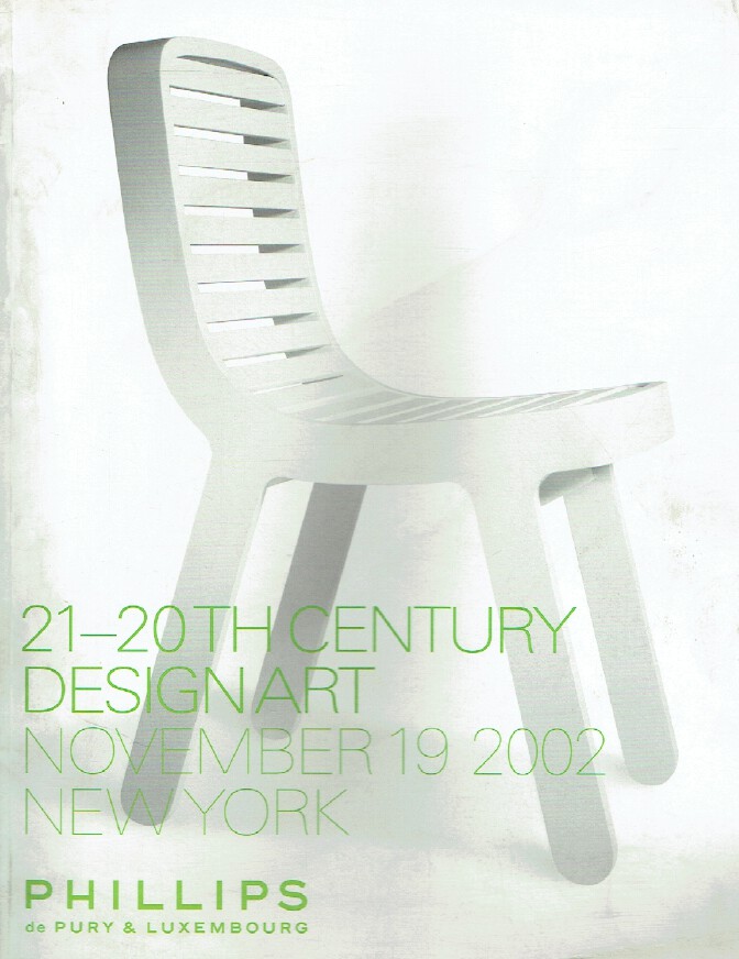 Phillips de Pury November 2002 21st - 20th Century Design Art