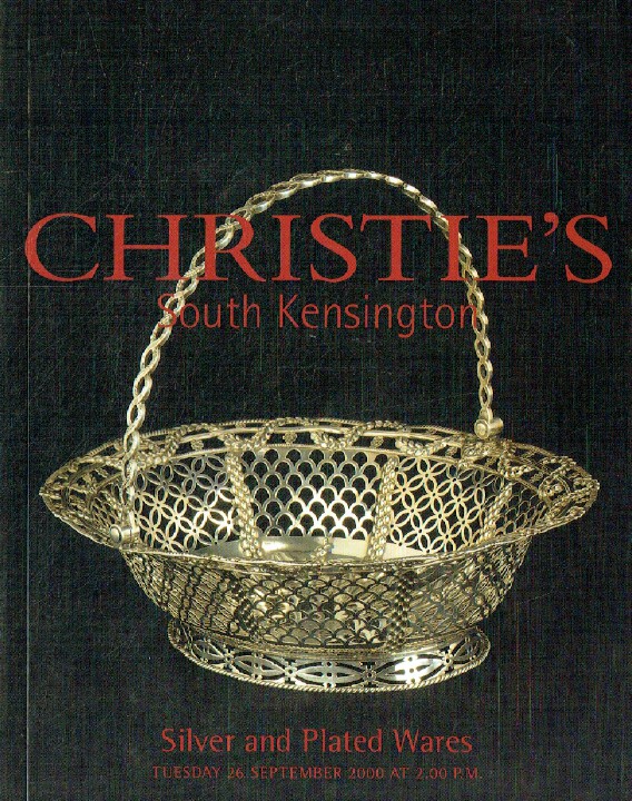 Christies September 2000 Silver & Plated Wares