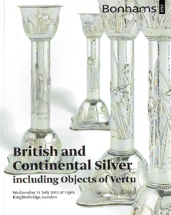Bonhams July 2013 British & Continental Silver inc. Objects of Vertu