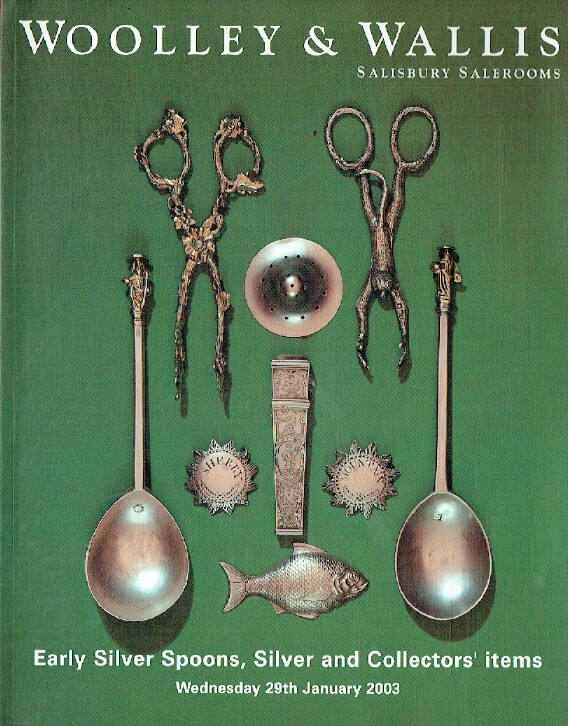 Woolley & Wallis January 2003 Silver, Early Spoons, Collectors Items