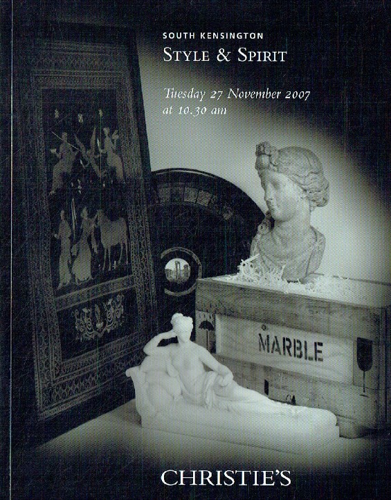 Christies November 2007 Style & Spirit