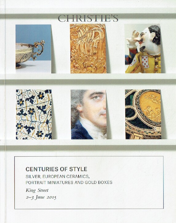 Christies June 2015 Portrait Miniatures, Silver, Gold Boxes