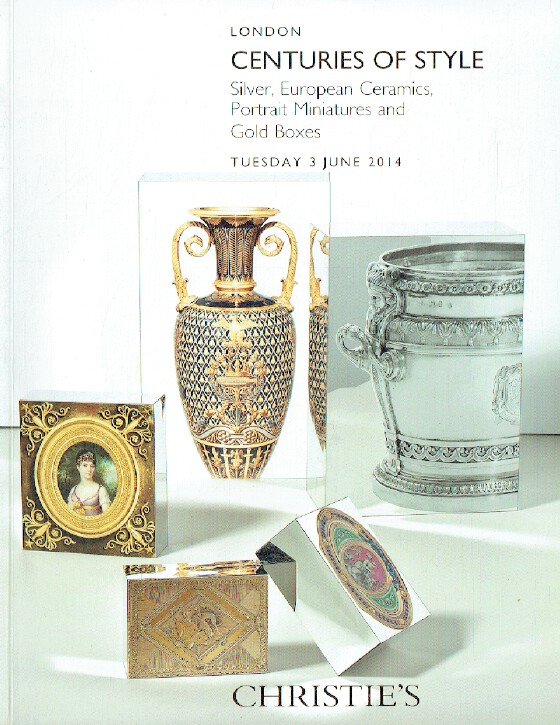 Christies June 2014 Portrait Miniatures, Silver, Gold Boxes (Digital only)