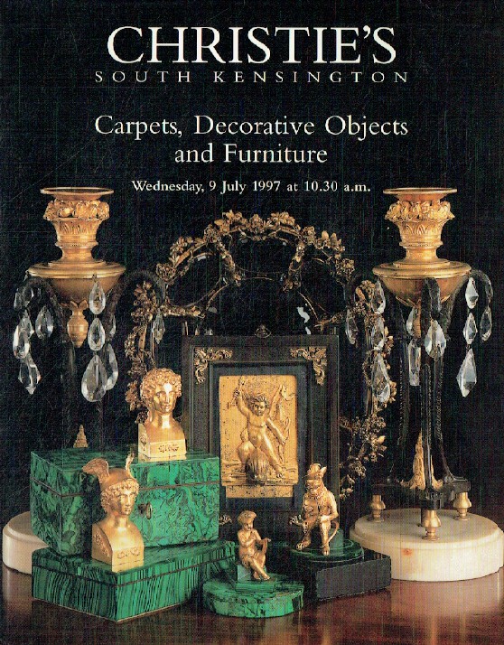 Christies July 1997 Carpets, Decorative Objects & Furniture