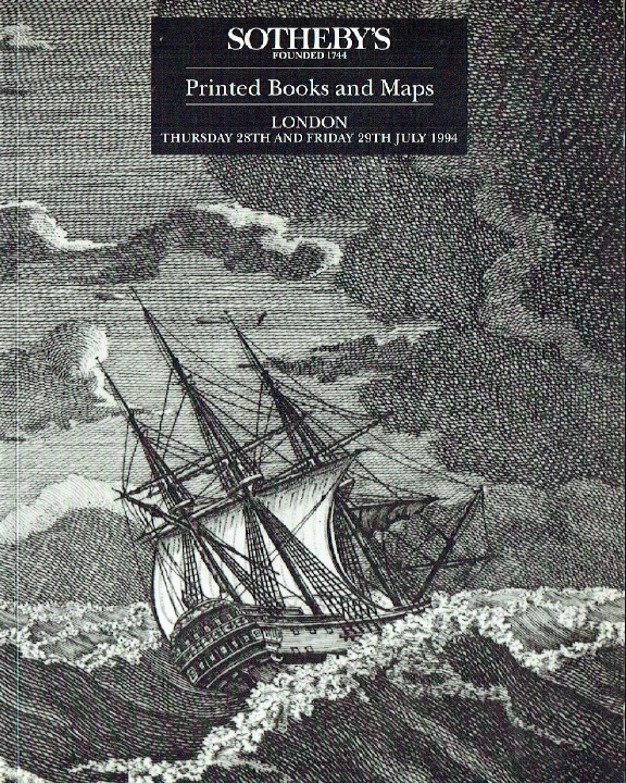Sothebys July 1994 Printed Books & Maps