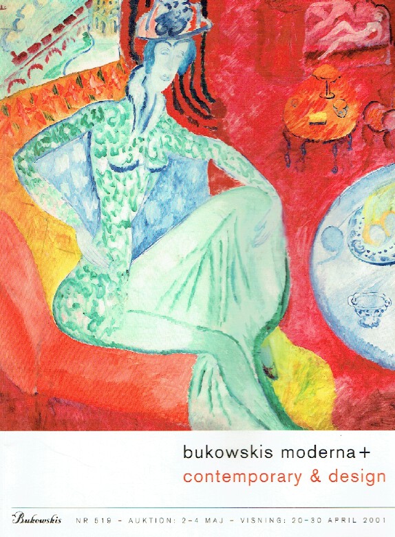 Bukowskis May 2001 Moderna + Contemporary & Design