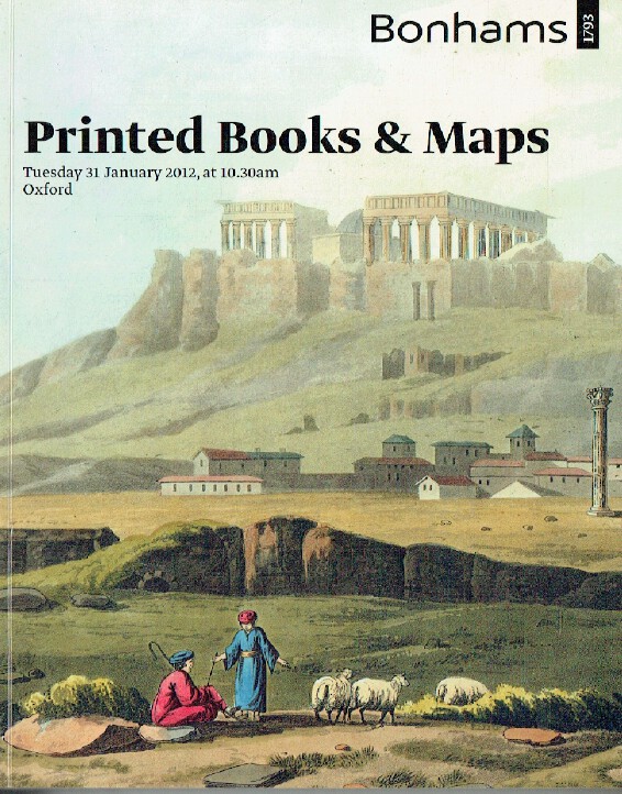 Bonhams January 2012 Printed Books & Maps