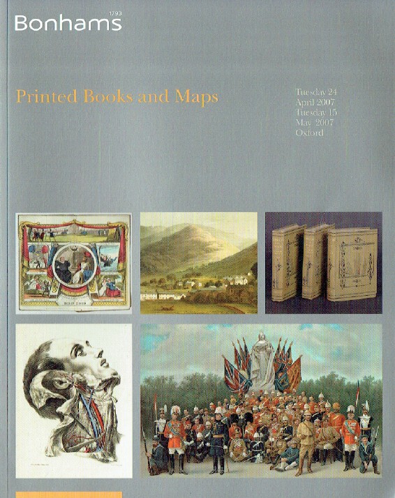 Bonhams April/May 2007 Printed Books & Maps - Click Image to Close
