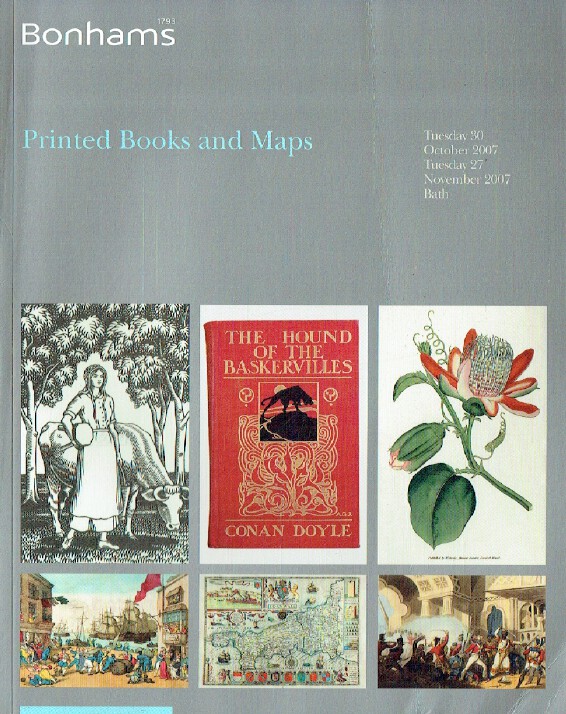 Bonhams October/November 2007 Printed Books & Maps