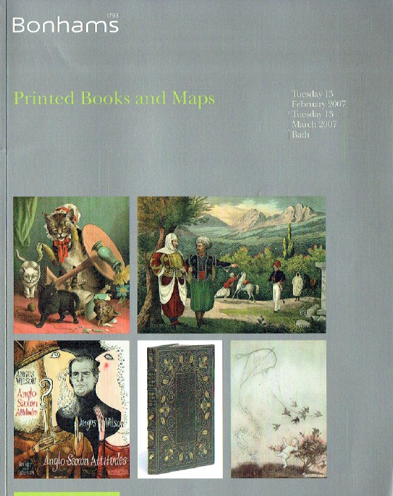 Bonhams February/March 2007 Printed Books & Maps