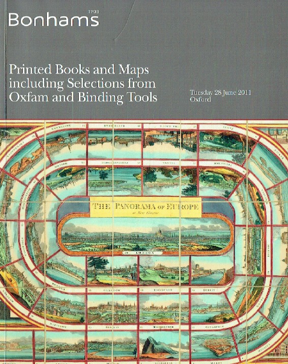 Bonhams June 2011 Printed Books & Maps inc. Oxfam and Binding Tools