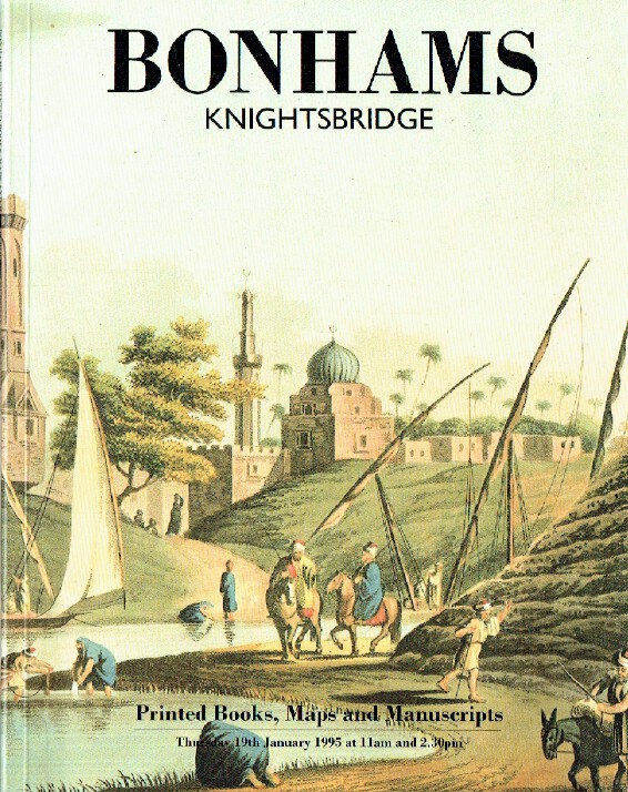 Bonhams January 1995 Printed Books, Maps & Manuscripts