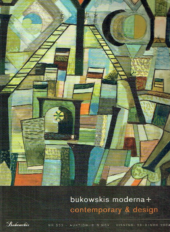 Bukowskis November 2004 Moderna + Contemporary & Design