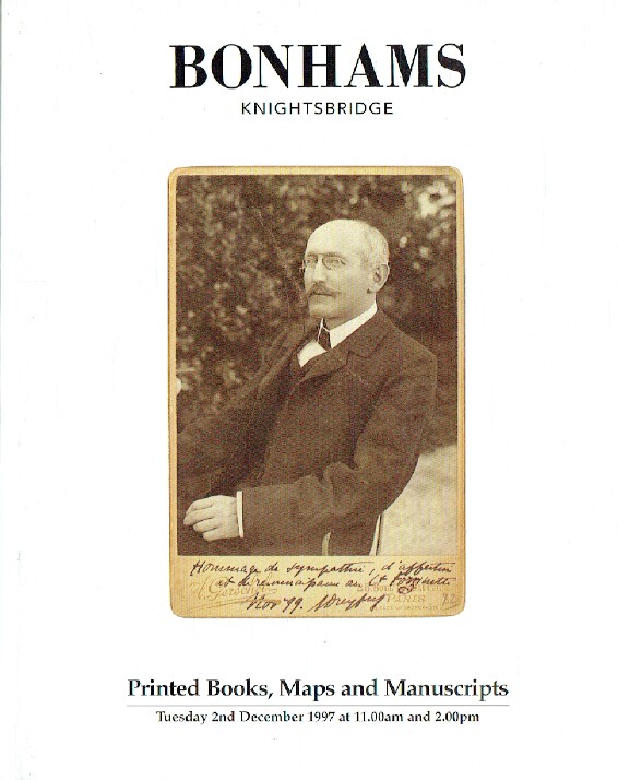 Bonhams December 1997 Printed Books, Maps & Manuscripts